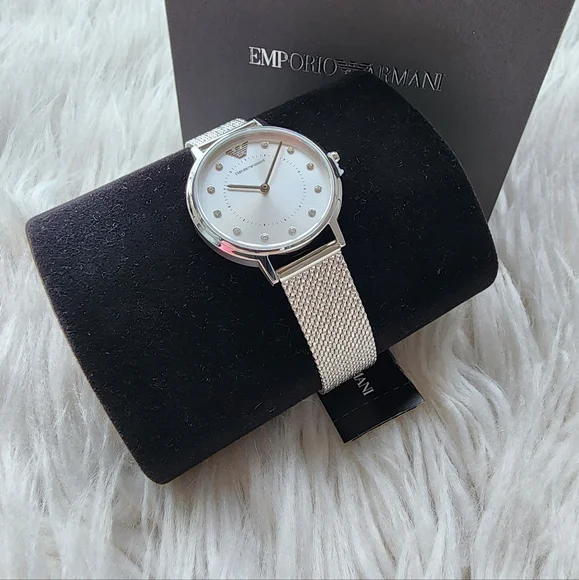 Emporio Armani Silver Women's Watch - Picture 10 of 13